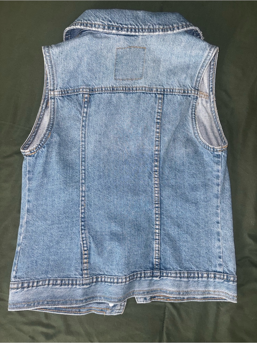 Mossimo Womens Denim Sleeveless Jacket - Picture 2 of 3